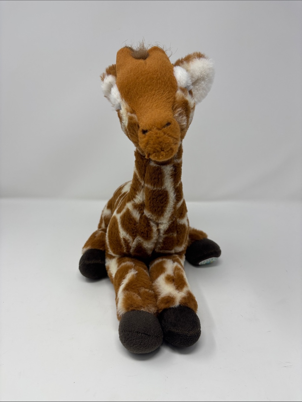 FAO Schwarz Plush Giraffe Stuffed Animal - Brown & White